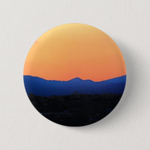 Badge Rond 5 Cm Père Noël Fe Nouveau-Mexique