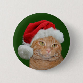 Badge Rond 5 Cm Père Noël Paws