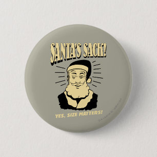 Badge Rond 5 Cm Père Noël Sack : Oui, la taille compte