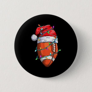 Badge Rond 5 Cm Père Noël Srts Design Pour Hommes Garçons Football