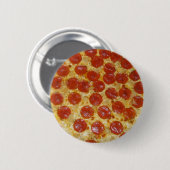 Badge Rond 5 Cm Perfection de pepperoni (Devant & derrière)