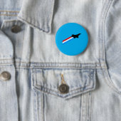 Badge Rond 5 Cm Performance du chasseur F-22 Raptor (En situation)