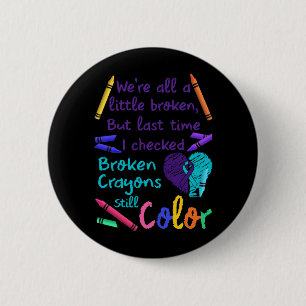 Badge Rond 5 Cm Performance Mens Stay Colorful Conscience