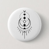 Badge Rond 5 Cm période lunaire éclipse lunaire (Devant)
