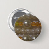 Badge Rond 5 Cm Perles de perle (Devant & derrière)