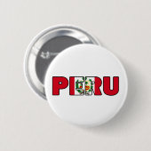 Badge Rond 5 Cm Pérou (Devant & derrière)
