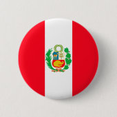Badge Rond 5 Cm Pérou (Devant)