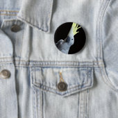 Badge Rond 5 Cm Perroquet de cacatoès (En situation)