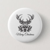 Badge Rond 5 Cm Personalized Christmas Button–Custom Seasonal Pin (Devant)