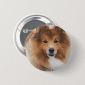 Badge Rond 5 Cm Personalized Pet Dog Lover Photo (Devant & derrière)