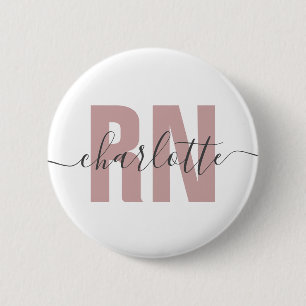 Badge Rond 5 Cm Personalized RN Registered Nurse Graduation Gifts