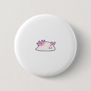 Badge Rond 5 Cm Personnage de dessin animé axolotl mignon
