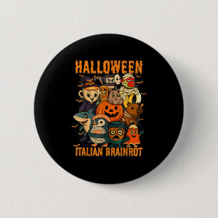Badge Rond 5 Cm Personnages de mème de brainrot italien Costume d'
