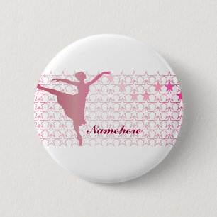 Badge Rond 5 Cm Personnalisable : Ballerine