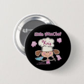 Badge Rond 5 Cm Personnalisation de Little Miss Chef (Devant & derrière)