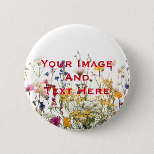 Badge Rond 5 Cm Personnalisation de votre image et de votre texte