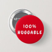 Badge Rond 5 Cm Personnalisé 100 % HUGABLE (Devant & derrière)