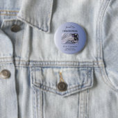Badge Rond 5 Cm Personnaliser, Garçon, bleu première communion (En situation)