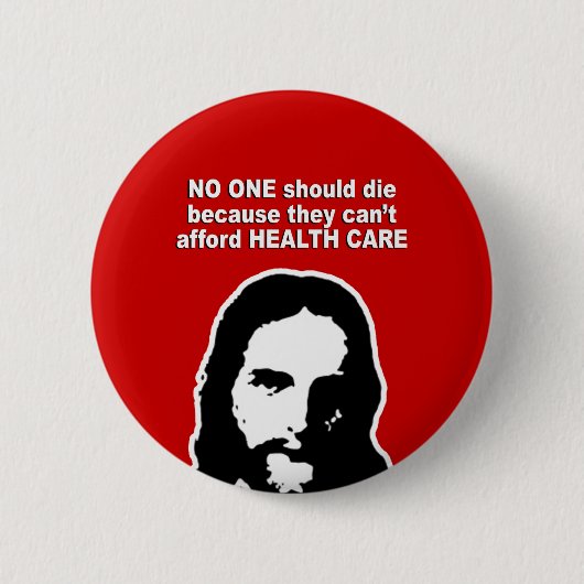 Badge Rond 5 Cm Personne ne devrait mourir parce qu'ils n'ont pas  (Devant)