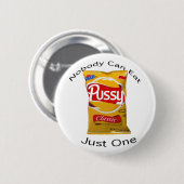 Badge Rond 5 Cm Personne ne peut manger juste un (Devant & derrière)