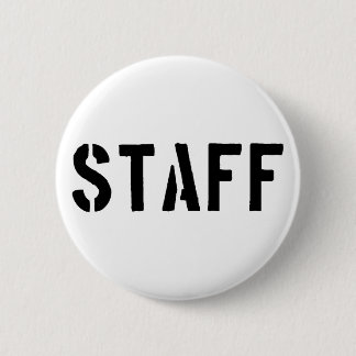 Badge Rond 5 Cm Personnel noir et blanc