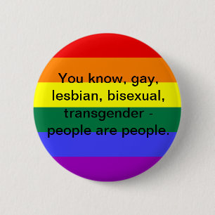 Badge Rond 5 Cm Personnes de LGBT