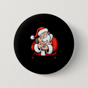 Badge Rond 5 Cm Personnes nées en décembre Jésus Noël Chrétien