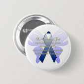 BADGE ROND 5 CM PERTE DE CANCER DU COLON (Devant & derrière)