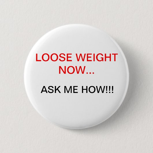 Badge Rond 5 Cm Perte de poids (Devant)