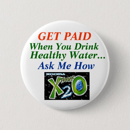 Badge Rond 5 Cm Perte d'eau saine (Devant)