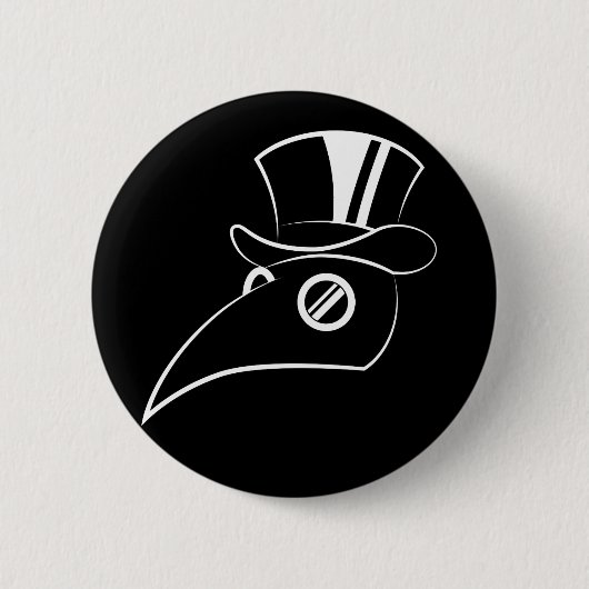 Badge Rond 5 Cm Peste (Devant)