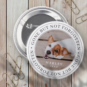 Badge Rond 5 Cm Pet Memorial parti, mais pas oublié photo moderne