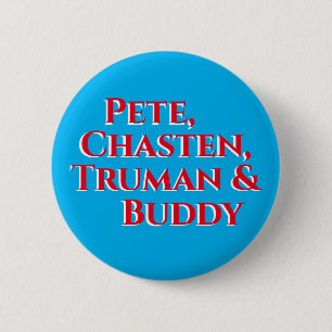 Badge Rond 5 Cm Pete, Chasten, Truman et Buddy