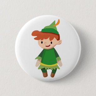 Badge Rond 5 Cm Peter Pan