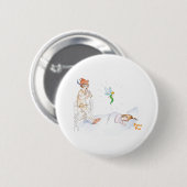 Badge Rond 5 Cm Peter Pan et Wendy (Devant & derrière)