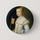 Badge Rond 5 Cm Peter Paul Rubens Portrait d'une dame (Devant)