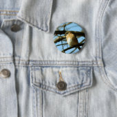 Badge Rond 5 Cm Petit bleu (En situation)