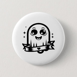 Badge Rond 5 Cm Petit Boo style créatif