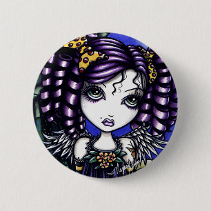 Badge Rond 5 Cm Petit bouton angélique mignon de Jenny