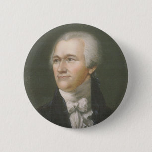 Badge Rond 5 Cm Petit bouton d'Alexander Hamilton