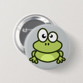 Badge Rond 5 Cm petit bouton mignon de grenouille (Devant & derrière)