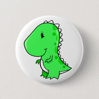 Badge Rond 5 Cm Petit bouton mignon superbe de dinosaure