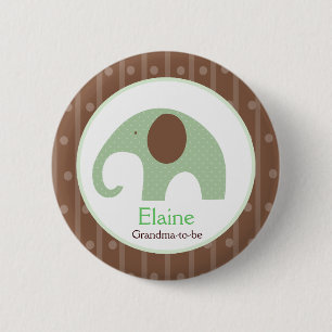 Badge Rond 5 Cm Petit bouton NOMMÉ (bleu) de coutume d'ÉTIQUETTE