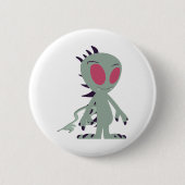 Badge Rond 5 Cm Petit Chupacabra mignon (Devant)