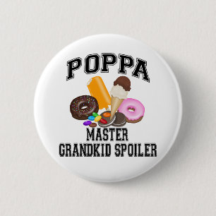Badge Rond 5 Cm Petit-enfant Spoiler Papy