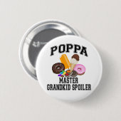 Badge Rond 5 Cm Petit-enfant Spoiler Papy (Devant & derrière)