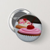Badge Rond 5 Cm petit gâteau (Devant & derrière)