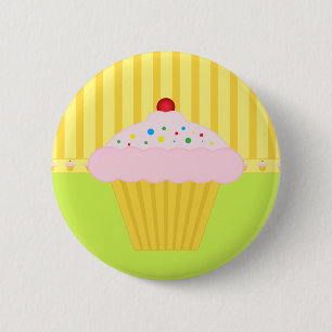 Badge Rond 5 Cm Petit gâteau