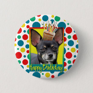 Badge Rond 5 Cm Petit gâteau d'anniversaire - chiwawa - Isabella