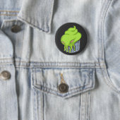 Badge Rond 5 Cm Petit gâteau de Cthulhu (En situation)